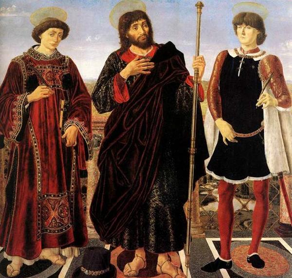Pollaiuolo, Piero Altarpiece with Three Saints Germany oil painting art